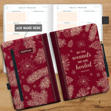 By His Wounds We Are Healed Isaiah 53 5 HHRZ15087201SL Leather Prayer Journal