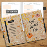 Faith Family Fall HHRZ15076192XV Leather Prayer Journal