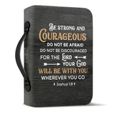 Firefighter Be Strong And Courageous Joshua 1 9 HTRZ22080538QV Bible Cover