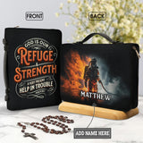 Firefighter God Is Our Refuge And Strength A Very Present Help In Trouble Psalm 46:1 HTRZ21086483LR Bible Cover