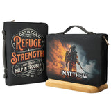 Firefighter God Is Our Refuge And Strength A Very Present Help In Trouble Psalm 46:1 HTRZ21086483LR Bible Cover