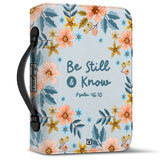 Flower Pattern Custom Quote HHRZ24110683CQ Bible Cover