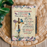I Can Only Imagine Butterfly Flower NNRZ01128452IS Leather Prayer Journal