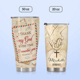 I Thank My God Every Time I Remember You Philippians 1 3 HHRZ18071347VU Stainless Steel Tumbler
