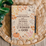 I Would Rather Stand With God HHRZ15078889ZV Leather Prayer Journal