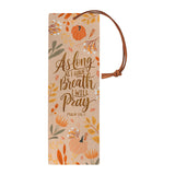 As Long As I Have Breath I Will Pray HHRZ24074389KU Leather Bookmark