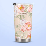 Be Still And Know Psalm 46 10 Flower TTRZ13110541QQ Stainless Steel Tumbler