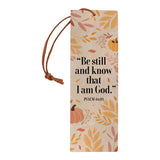 Be Still And Know That I Am God HHRZ24075692ON Leather Bookmark