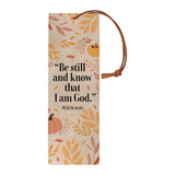 Be Still And Know That I Am God HHRZ24075692ON Leather Bookmark