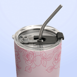 Be Still Know Psalm 46 10 Pink Flower ANRZ08113719CG Stainless Steel Tumbler