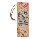 Be Strong Be Brave Be Fearless You Are Never Alone HHRZ24071064HG Leather Bookmark