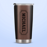 Firefighter The Righteous Are Bold As A Lion Proverbs 28 1 HTRZ11116516KA Stainless Steel Tumbler