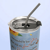 I Can Only Imagine Butterfly Sunflower Denim Style NNRZ14116108MH Stainless Steel Tumbler