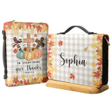 In Everything Give Thanks 1 Thessalonians 5 18 HHRZ26076316GX Bible Cover