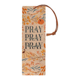 Pray On It Pray Over It Pray Through It HHRZ24076331NL Leather Bookmark