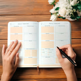 Rejoice Always Pray Continually Give Thanks All Circumstances  1 Thessalonians 5 16 18 HHRZ23075021YD Leather Prayer Journal