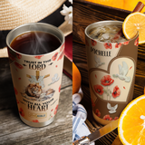 Trust Your Lord With All Your Heart Proverbs 3 5 Lion Lamb ANRZ11110504QK Stainless Steel Tumbler
