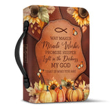 Way Maker Miracle Worker Autumn Flower HHRZ26078416QV Bible Cover