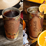 Way Maker Miracle Worker Autumn Flower TTRZ07111321DR Stainless Steel Tumbler