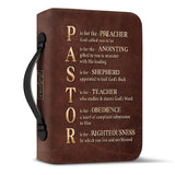 Pastor Preacher Anointing Shepherd Teacher Obedience Righteousness Eagle Faith HHRZ12015533IY Bible Cover