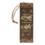 Walk By Faith Not By Sight 2 Corinthians 5 7 Leather Style HHRZ14099976YT Leather Bookmark