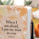 When I Am Afraid I Put My Trust In You HHRZ15072977BO Leather Prayer Journal