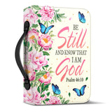 Be Still And Know That I Am God Peony Butterfly Psalm 46 10 DNRZ0811003Y Bible Cover