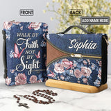 Walk By Faith Not By Sight 2 Corinthians 5 7 Butterfly Denim Style TTRZ0911001Y Bible Cover