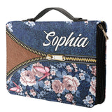 Walk By Faith Not By Sight 2 Corinthians 5 7 Butterfly Denim Style TTRZ0911001Y Bible Cover