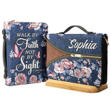 Walk By Faith Not By Sight 2 Corinthians 5 7 Butterfly Denim Style TTRZ0911001Y Bible Cover