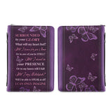 I Can Only Imagine Purple Butterfly NNRZ1111003Y Bible Cover