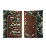 Trust In The Lord Proverbs 3 5 Dragonfly Zipper Style DNRZ1711002Y Bible Cover