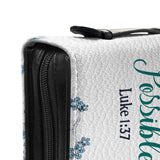 Faith Does Not Make Things Easy Luke 1 37 Hummingbird Jewelry Style NNRZ2111003Y Bible Cover