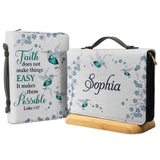Faith Does Not Make Things Easy Luke 1 37 Hummingbird Jewelry Style NNRZ2111003Y Bible Cover
