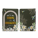 Be Strong And Courageous Joshua 1 9 Hummingbird Lily NNRZ1711003Y Bible Cover