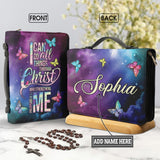 Faith I Can Do All Things Through Christ Philippians 413 Butterfly Galaxy TTLZ1211001Y Bible Cover