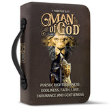 Man Of God 1 Timothy 6 11 Lion Warrior DNRZ0512004Y Bible Cover