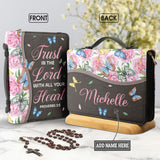 Trust In The Lord Proverbs 3 5 Butterfly Pattern DNRZ1611004Y Bible Cover