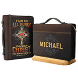 Firefighter I Can Do All Things Through Christ Who Strengthens Me Phillipians 4:13 HHRZ18080193ZE Bible Cover