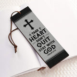 Take Heart Dont Quit Stay With God Psalm 27 14 HHRZ22092187MB Leather Bookmark