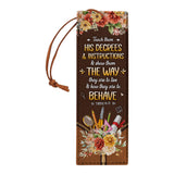 Teach Them His Decrees And Instructions Exodus 18 20 HHRZ07094315HW Leather Bookmark