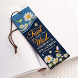 Trust And Wait For What Is Still Unseen Romans 8 24 HHRZ22092194QH Leather Bookmark