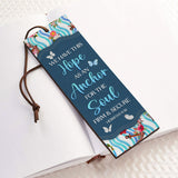 We Have This Hope As An Anchor For The Soul Firm And Secure Hebrews 6 19 HHRZ22095547QQ Leather Bookmark