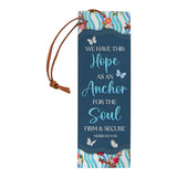 We Have This Hope As An Anchor For The Soul Firm And Secure Hebrews 6 19 HHRZ22095547QQ Leather Bookmark